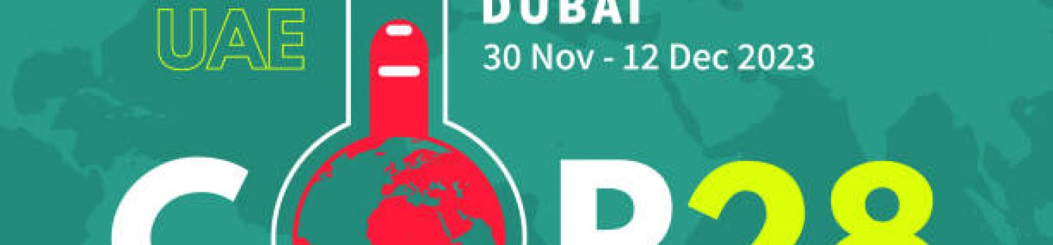 COP28 UAE. Annual United Nations climate change conference. Dubai, United Arab Emirates. Climate action plan. Emission reduction. Global Warming. Vector illustration