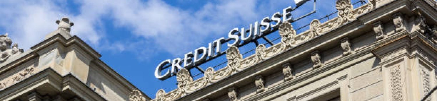 Zurich, Switzerland - April 19, 2021. Credit Suisse in the Swiss financial center of Zurich city. Credit Suisse is the second-largest Swiss bank