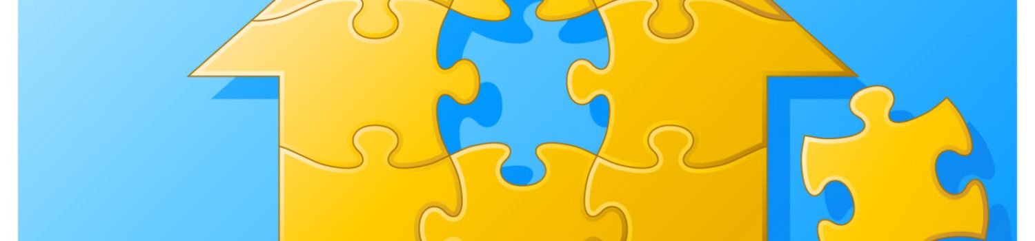 Manager Due Diligence Yellow jigsaw puzzle shaped like a house