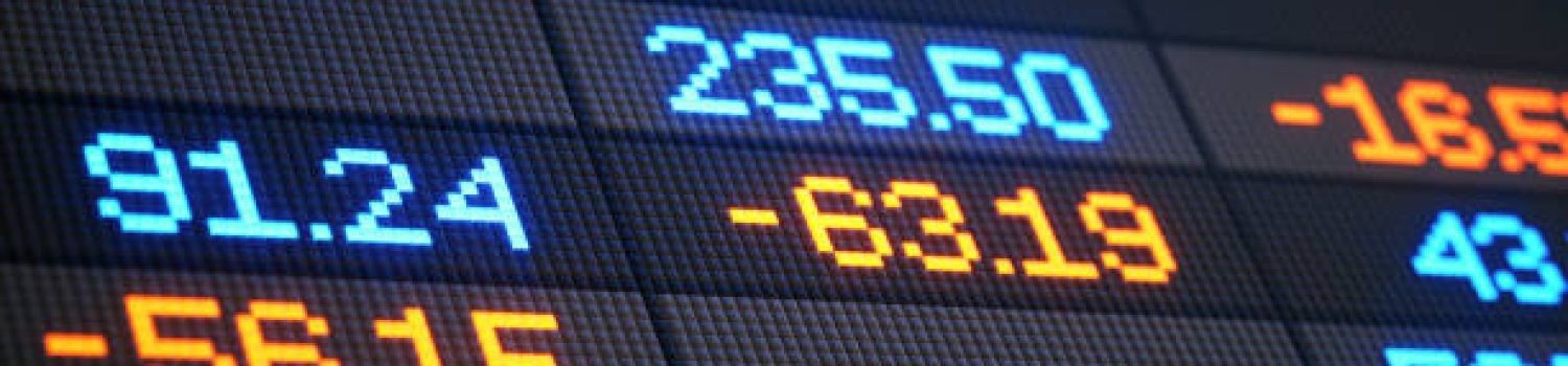 Pixilated financial table extreme close up Pixilated financial table extreme close up